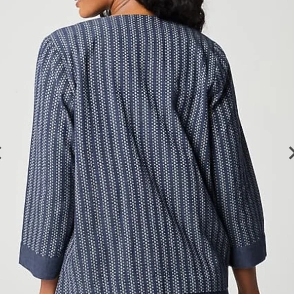 Pure Jill Cotton Dobby Jacket (size 2X) - Picture 2 of 10